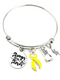 Yellow Ribbon Bracelet - Stronger Than The Storm