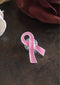 Pink Ribbon / Lapel Hat Pin / Breast Cancer Survivor / Awareness - Wedding Accessory - Rock Your Cause Jewelry