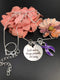 Purple Ribbon Necklace - Faith Makes Things Possible, Not Easy - Rock Your Cause Jewelry