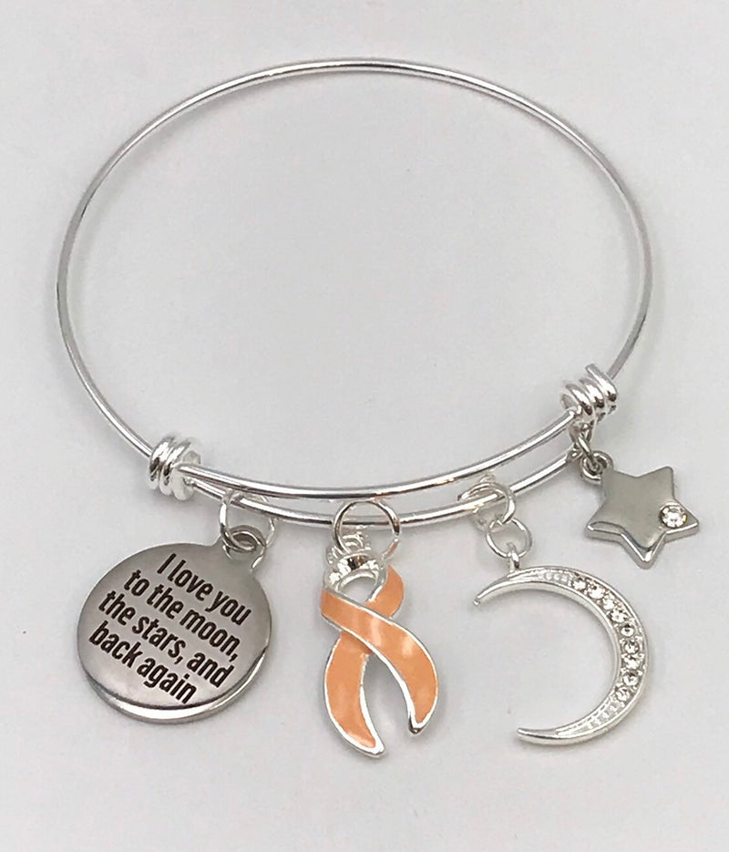Pick Your Ribbon Bracelet - I Love You To The Moon and Stars and Back Again - Rock Your Cause Jewelry