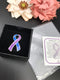 Blue & Purple Ribbon / Lapel Hat Pin / Rheumatoid Arthritis Awareness - Rock Your Cause Jewelry