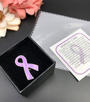 Light Purple / Lavender Ribbon Awareness Pin - All Cancers Awareness / Epilepsy / Rett Syndrome - Chemo Gift - Lapel, Hat Pin - Survivor - Rock Your Cause Jewelry
