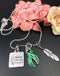 Green Ribbon Necklace - Kind Heart, Fierce Mind, Brave Spirit / Feather Necklace - Rock Your Cause Jewelry