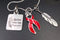 Red Ribbon Necklace - Kind Hear, Fierce Mind, Brave Spirit / Feather - Rock Your Cause Jewelry