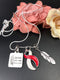 Red & White Ribbon Feather Necklace - Kind Heart, Fierce Mind, Brave Spirit - Rock Your Cause Jewelry