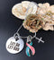 Pink & Teal (Previvor) Ribbon Necklace - Let Go, Let God - Rock Your Cause Jewelry