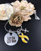 Yellow Ribbon Necklace – Let Go, Let God - Rock Your Cause Jewelry