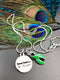 Green Ribbon Nevertheless She Persisted Necklace - Rock Your Cause Jewelry