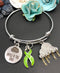 Lime Green Ribbon Bracelet or Necklace - Dance in the Rain - Rock Your Cause Jewelry
