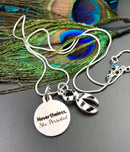 Zebra Ribbon Necklace - Nevertheless She Persisted - Rock Your Cause Jewelry