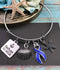 Periwinkle Ribbon - Refuse to Sink Bracelet or Necklace - Rock Your Cause Jewelry