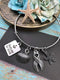 Gray (Grey) Ribbon Jewelry - Refuse to Sink Bracelet or Necklace - Rock Your Cause Jewelry