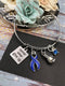 Periwinkle Ribbon Bracelet - Never Ever Give Up - Rock Your Cause Jewelry
