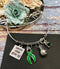 Green Ribbon Charm Bracelet - Never Ever Give Up Bracelet - Rock Your Cause Jewelry