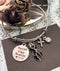 Black Ribbon Charm Bracelet - Let Your Faith Be Bigger Than Your Fear - Rock Your Cause Jewelry