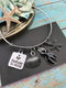Black Ribbon Necklace or Bracelet - Refuse to Sink - Rock Your Cause Jewelry