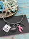 Refuse to Sink / Awareness Bracelet - Cancer Survivor, Spoonie, Invisible Illness, Lyme / Fight Like a Girl - Pick ANY RIBBON Color