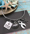 White Ribbon Necklace or Charm Bracelet - Refuse To Sink - Rock Your Cause Jewelry