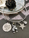 Zebra Ribbon Bracelet / Only in Darkness Can You See Stars - Rock Your Cause Jewelry