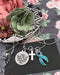 Light Blue Ribbon Necklace - I Will Hold You Up When Your Strength Fails - Rock Your Cause Jewelry