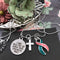 Pink & Teal (Previvor) Ribbon - I Will Hold You Up When Your Strength Fails Necklace - Rock Your Cause Jewelry