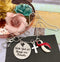 Red & White Ribbon Necklace - With God All Things Are Possible - Rock Your Cause Jewelry