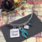 Teal Ribbon Cancer Slayer Charm Bracelet - Ovarian Cancer Survivor - Rock Your Cause Jewelry