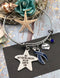 Dark Navy Blue Ribbon Bracelet - You Can't Stop The Waves / Learn To Surf - Rock Your Cause Jewelry