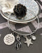 Black Ribbon Charm Bracelet - Only in Darkness Can You See The Stars - Rock Your Cause Jewelry