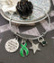 Green Ribbon Bracelet – Only in Darkness Can You See Stars - Rock Your Cause Jewelry