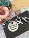 Zebra Ribbon Necklace - With God All Things are Possible - Rock Your Cause Jewelry