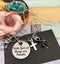 Black Ribbon Necklace - With God All Things are Possible - Rock Your Cause Jewelry