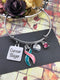 Pink & Teal (Previvor) Ribbon Cancer Slayer Charm Bracelet - Rock Your Cause Jewelry