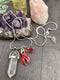 Red Ribbon Necklace Health Energy Quartz Crystal Necklace - Rock Your Cause Jewelry