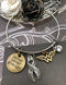 Gray (Grey) Ribbon Charm Bracelet - Never Never Give Up - Rock Your Cause Jewelry