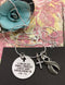 Gray (Grey) Ribbon Necklace - I Can Do All Things Through Christ Who Strengthens Me - Rock Your Cause Jewelry