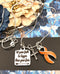 Orange Ribbon Necklace - Let Your Faith be Bigger Than Your Fear - Rock Your Cause Jewelry
