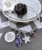 Purple Ribbon Charm Bracelet - Only in Darkness Can You See the Stars - Rock Your Cause Jewelry