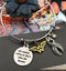 Gray (Grey) Ribbon Charm Bracelet - She Needed a Hero, So That's What She Became - Rock Your Cause Jewelry