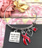 Red Ribbon Bracelet - You Are More Loved Than You Could Possibly Know - Rock Your Cause Jewelry