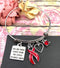 Red Ribbon Bracelet - You Are More Loved Than You Could Possibly Know - Rock Your Cause Jewelry