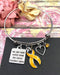 Gold Ribbon Charm Bracelet - You Are More Loved Than You Could Possibly Know - Rock Your Cause Jewelry