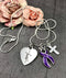 Purple Ribbon Faith Necklace - Rock Your Cause Jewelry