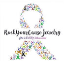 Black Ribbon Necklace - With God All Things are Possible - Rock Your Cause Jewelry