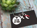 Red & White Ribbon - Let Go, Let God - Rock Your Cause Jewelry