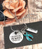 Teal Ribbon Necklace - I Am With You Always - Matthew 28:20 - Rock Your Cause Jewelry