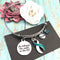 Teal & White Ribbon Bracelet - She Believed She Could, So She Did - Rock Your Cause Jewelry