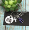 Violet Purple Ribbon Necklace - Let Go, Let God - Rock Your Cause Jewelry