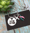 Pink & Teal (Previvor) Ribbon Necklace - Let Go, Let God - Rock Your Cause Jewelry