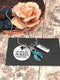 Teal Ribbon Necklace - I Am With You Always - Matthew 28:20 - Rock Your Cause Jewelry